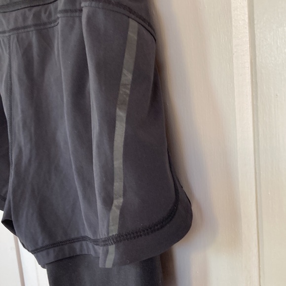 Athleta running shorts with compression long shorts underneath - Picture 8 of 10